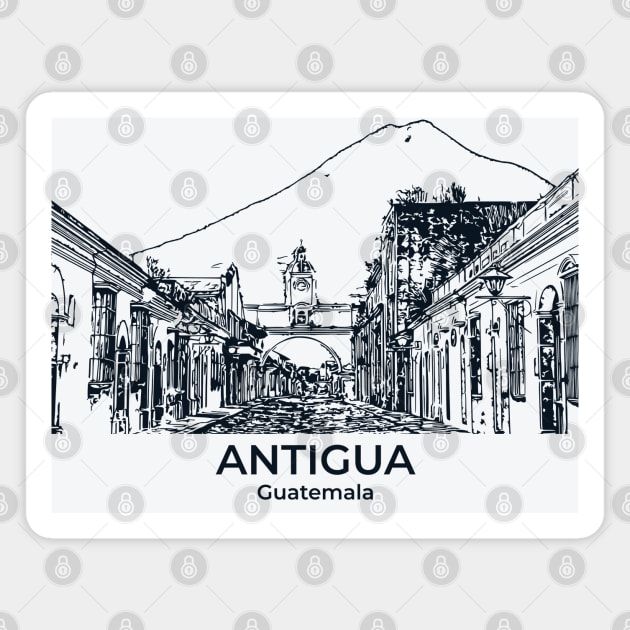 Antigua - Guatemala Magnet by Lakeric